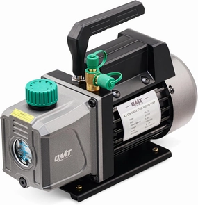 Orion Motor Tech Vacuum Pump, 4.5 cfm 1/3 hp HVAC Single Stage Vacuum Pump for R12 R22 R134a R410a R502, Auto AC Vacuum Pump Kit for Automotive Air Conditioner Resin Degassing & More, Oil Included