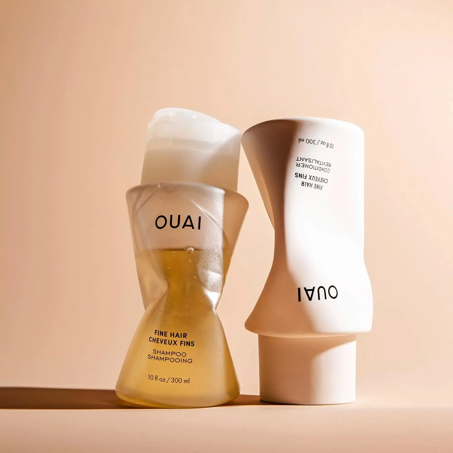 OUAI Fine Hair Conditioner - Volumizing Conditioner for Fine Hair Made with Keratin, Biotin and Chia Seed Oil - Adds Softness, Bounce and Volume - Free from Parabens, Sulfates, and Phthalates (10 Oz)