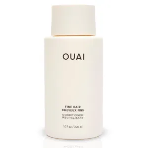 OUAI Fine Hair Conditioner - Volumizing Conditioner for Fine Hair Made with Keratin, Biotin and Chia Seed Oil - Adds Softness, Bounce and Volume - Free from Parabens, Sulfates, and Phthalates (10 Oz)