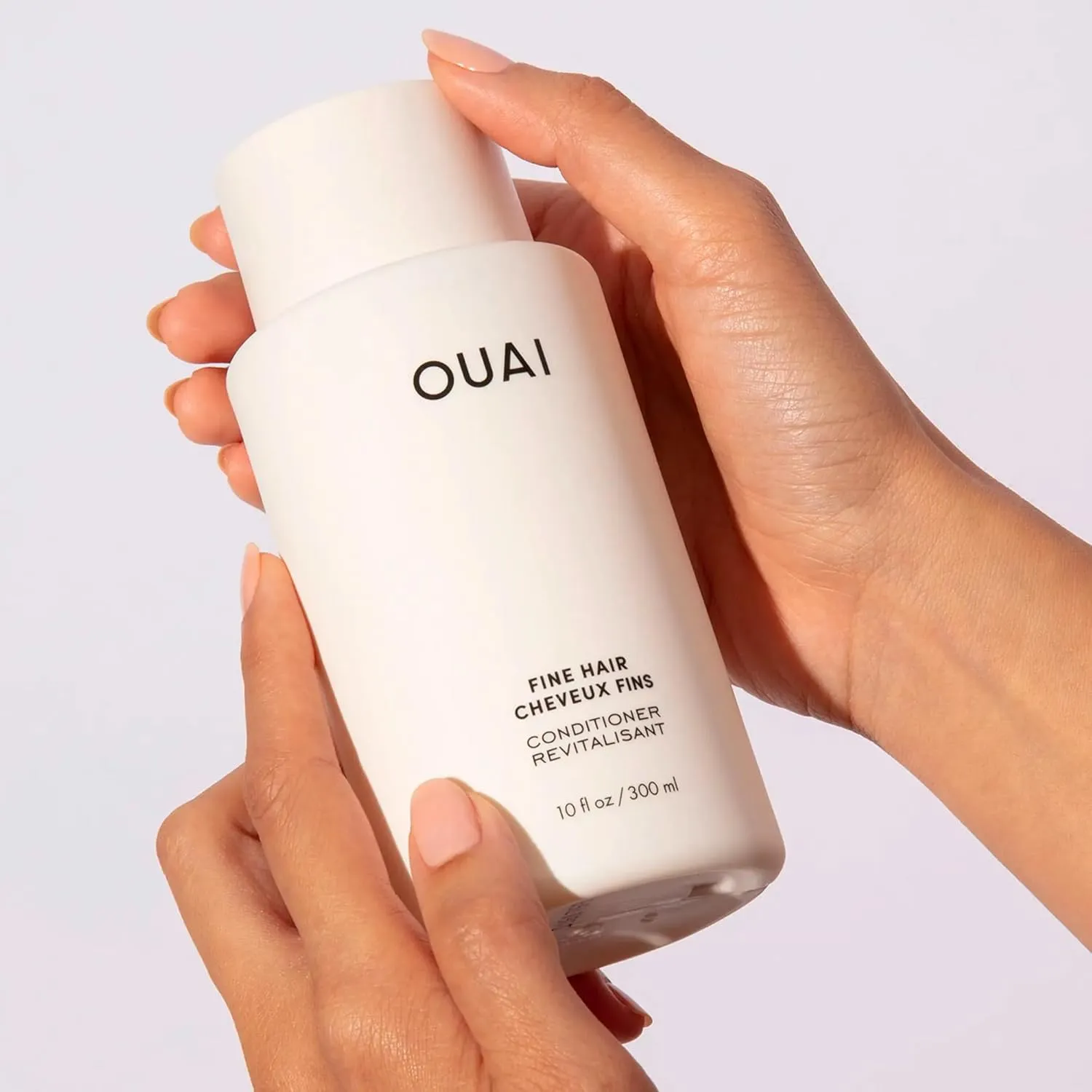OUAI Fine Hair Conditioner - Volumizing Conditioner for Fine Hair Made with Keratin, Biotin and Chia Seed Oil - Adds Softness, Bounce and Volume - Free from Parabens, Sulfates, and Phthalates (10 Oz)