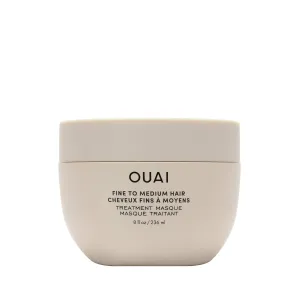OUAI Fine to Medium Hair Treatment Masque - Hair Mask for Hair Repair, Hydration and Shine - With Shea Butter, Keratin and Panthenol - Paraben, Phthalate and Sulfate Free Hair Care (8 Fl Oz)