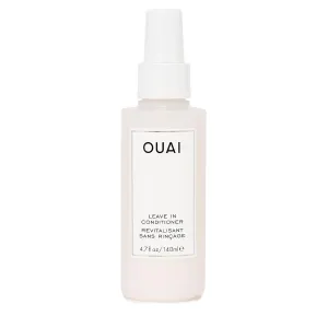 OUAI Leave In Conditioner & Heat Protectant Spray - Prime Hair for Style, Smooth Flyaways, Add Shine and Use as Detangling Spray - No Parabens, Sulfates or Phthalates (4.7 oz)