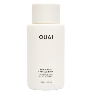 OUAI Thick Hair Conditioner - Moisturizing Conditioner for Dry, Frizzy Hair - Keratin, Marshmallow Root, Shea Butter and Avocado Oil - Paraben, Phthalate & Sulfate Free (10 Oz)