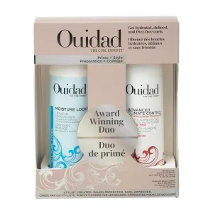 Ouidad Advanced Climate Control Heat & Humidity Gel & Leave In Conditioner Styling Kit, 8.5 fl oz, Flexible, Long-Lasting & Frizz-Free Curls, Sulfates, Parabens & Cruelty-Free Curly Hair Products