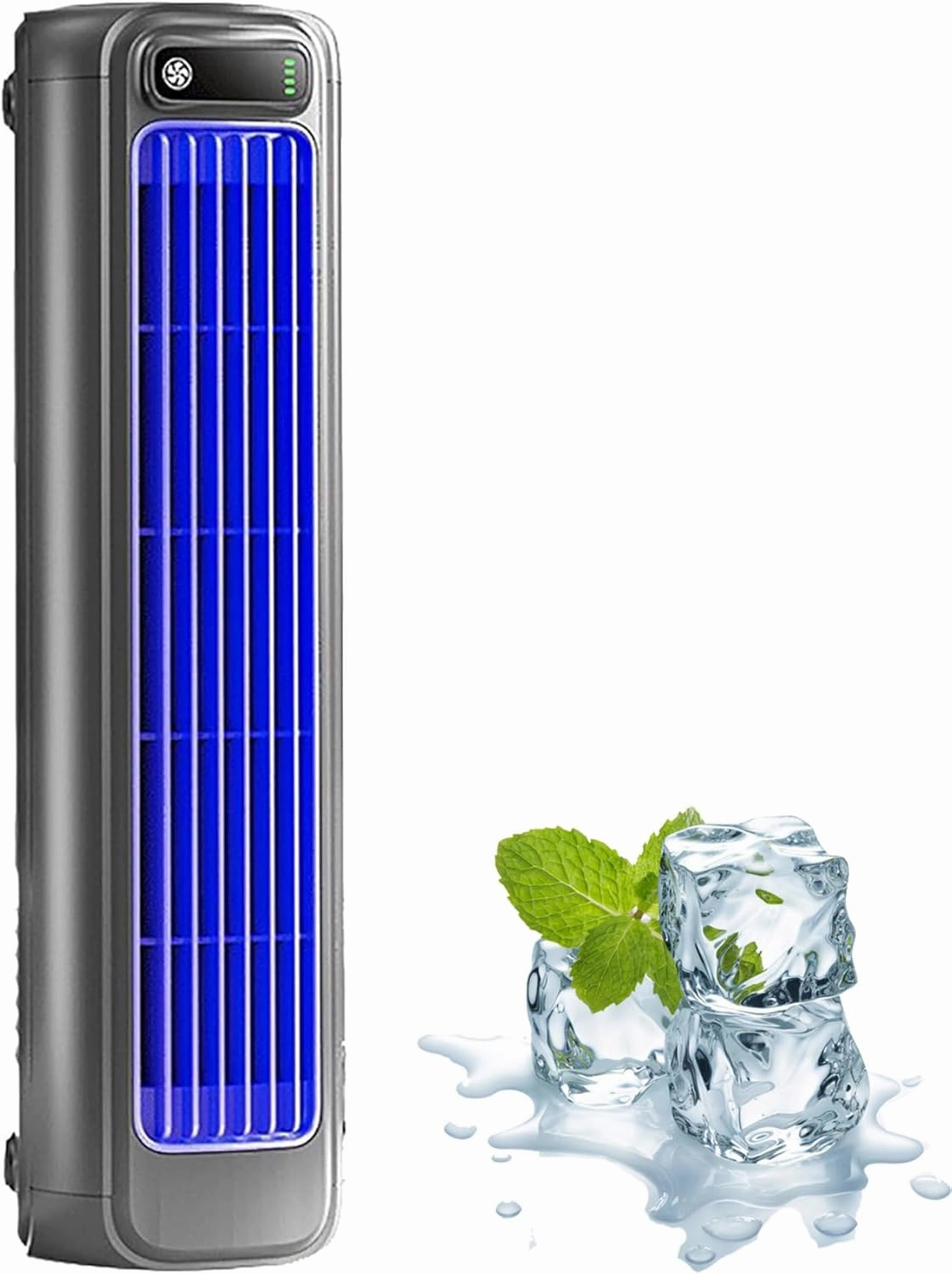 Outfanly Cooling Ace(3 Speeds), 2025 Upgrade Outfanly Cooling Ace Portable Air Conditioner, Rechargeable, For Bedroom Office Home (Blue)