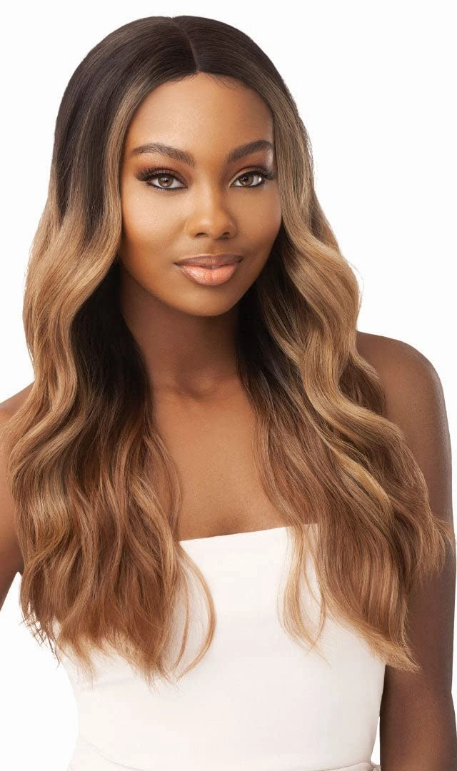 Outre Synthetic I-Part Swiss Lace Front Wig STEVIE (DRFF4/CHAM)