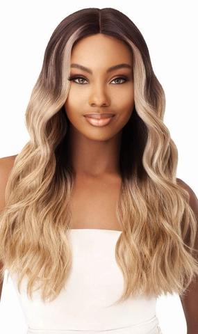 Outre Synthetic I-Part Swiss Lace Front Wig STEVIE (DRFF4/CHAM)