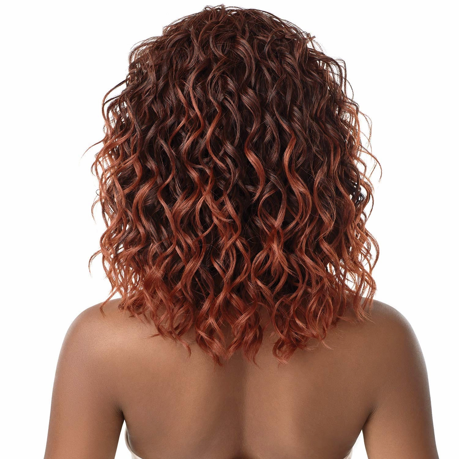 Outre Synthetic Quick Weave Wet & Wavy Half Wig - LOOSE CURL 18” (2 Dark Brown)