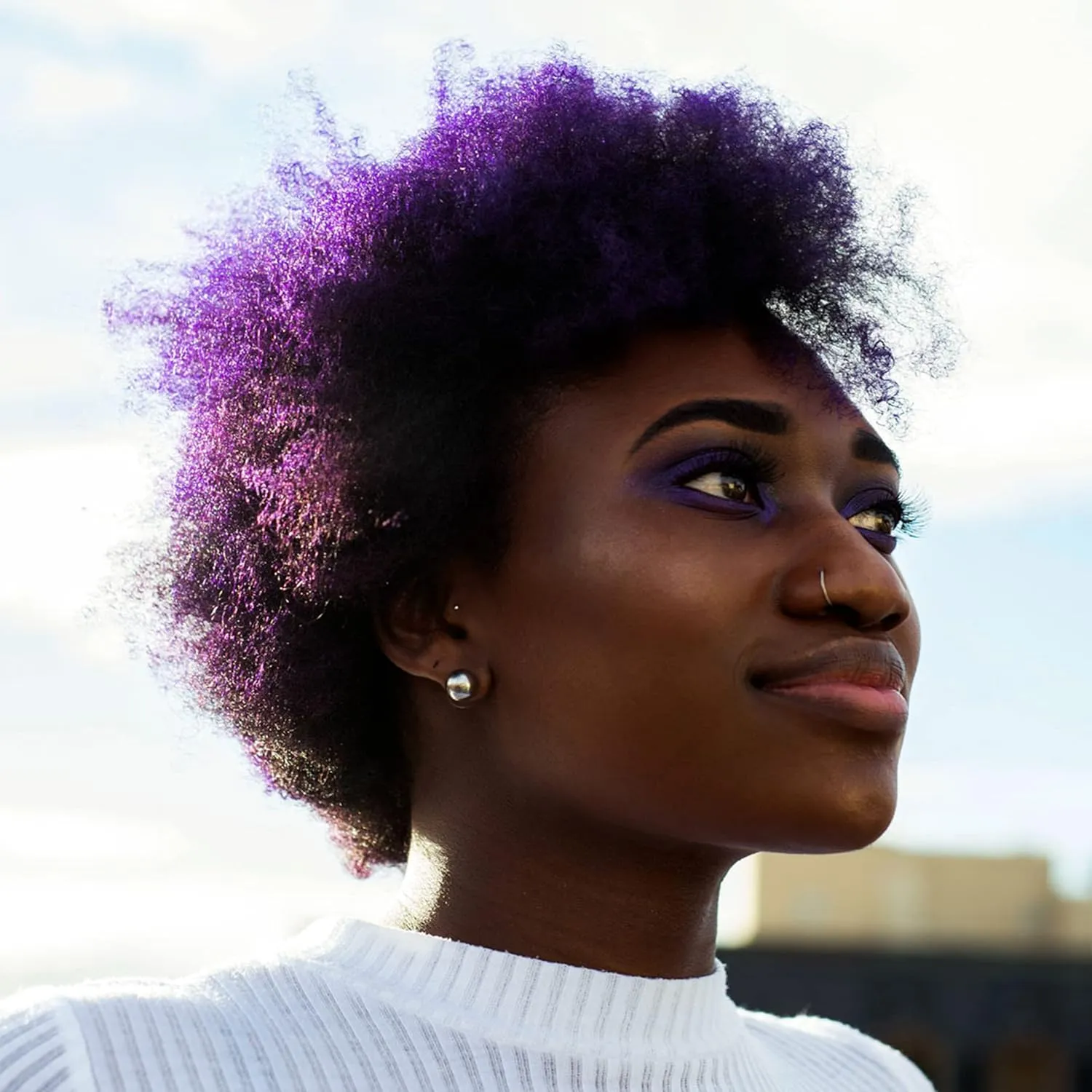 Overtone Daily Color Depositing Conditioner: 8oz Temporary Coloring Conditioner with Shea Butter & Coconut Oil, Refresh Color & Prevent Fading, Vegan & Cruelty-Free, Extreme Purple is Vivid Violet