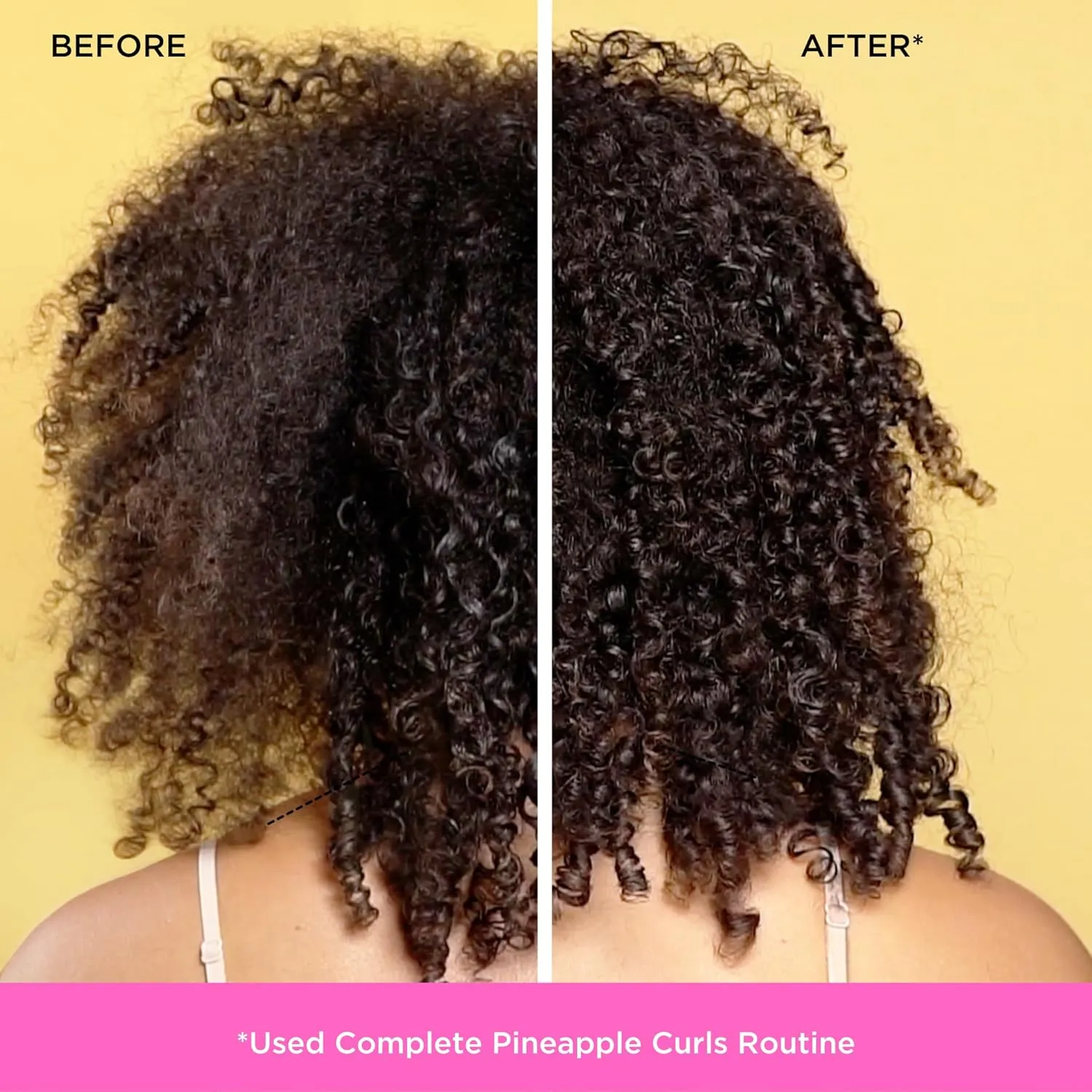 Pacifica Pineapple Curls Shampoo & Conditioner Set – Curl Defining Hair Care for Curly & Coily Hair, Enhances Bounce & Reduces Frizz Sulfate Free Clean Beauty Vegan & Cruelty-Free Dermatologist Tested
