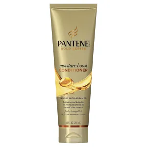 Pantene Pro-V Gold Series Moisture Boost Conditioner, 8.4 Fluid Ounce for African American, Ethnic and Curly Hair Care