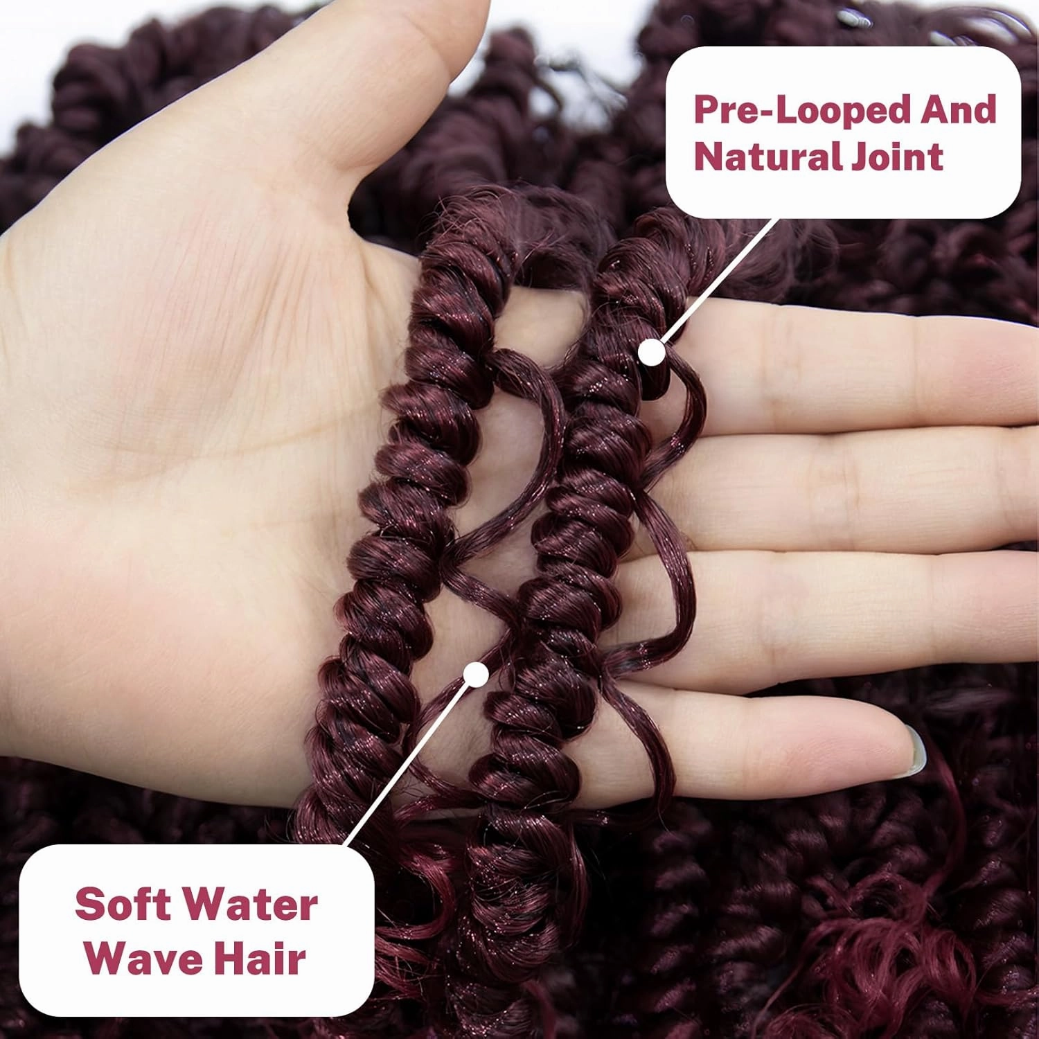 Passion Twist Crochet Hair 12 inch Pretwisted Passion Twist Hair with Curly ends, Pre-looped Braided Crochet Bohemia Short Passion Twist Braided Hair for Women 96pc