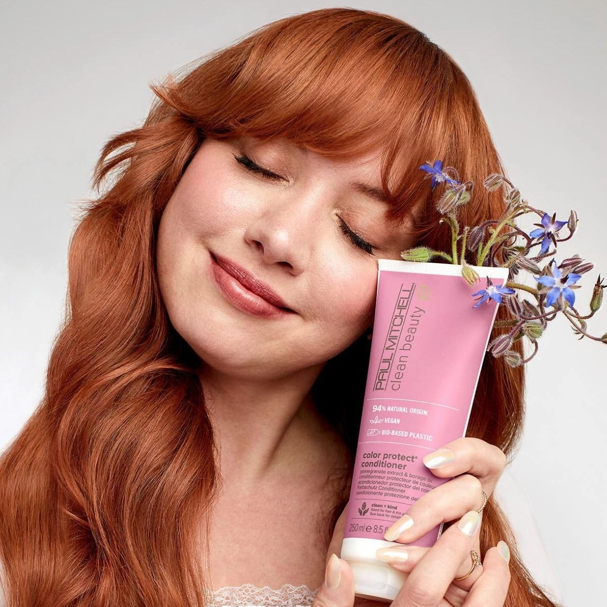 Paul Mitchell Clean Beauty Color Protect Conditioner, Replenishes, Extends Color Vibrancy, For Color-Treated Hair