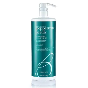 Peppermint Scrub Balancing Conditioner, 32 oz | Deep Cleansing, Lightweight Moisturizing Conditioner with Pure Peppermint Oil Improved Detangling and Styling | No Sulfate or Parabens