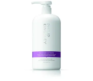 PHILIP KINGSLEY Moisture Extreme Enriching Conditioner for Curly Dry Damaged Hair Curls Moisturizing Deep Conditioning with Almond Wheatgerm Babassu Avocado Oil, 33.8 oz