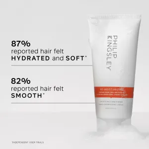 PHILIP KINGSLEY Re-Moisturizing Conditioner Smoothing for Curly, Frizzy, Wavy, Dry, Coarse Hair Hydrating Conditioning Treatment, Taming, Hydrates, Tames, and Smooths, 200 ml