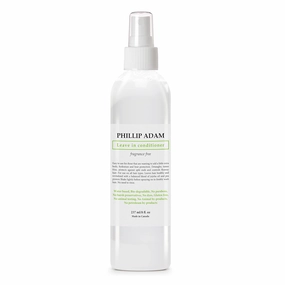 Phillip Adam Fragrance Free Leave In Conditioner Spray and Detangler - Paraben Free & Silicone Free - Designed for All Types of Hair - 8 fl. oz