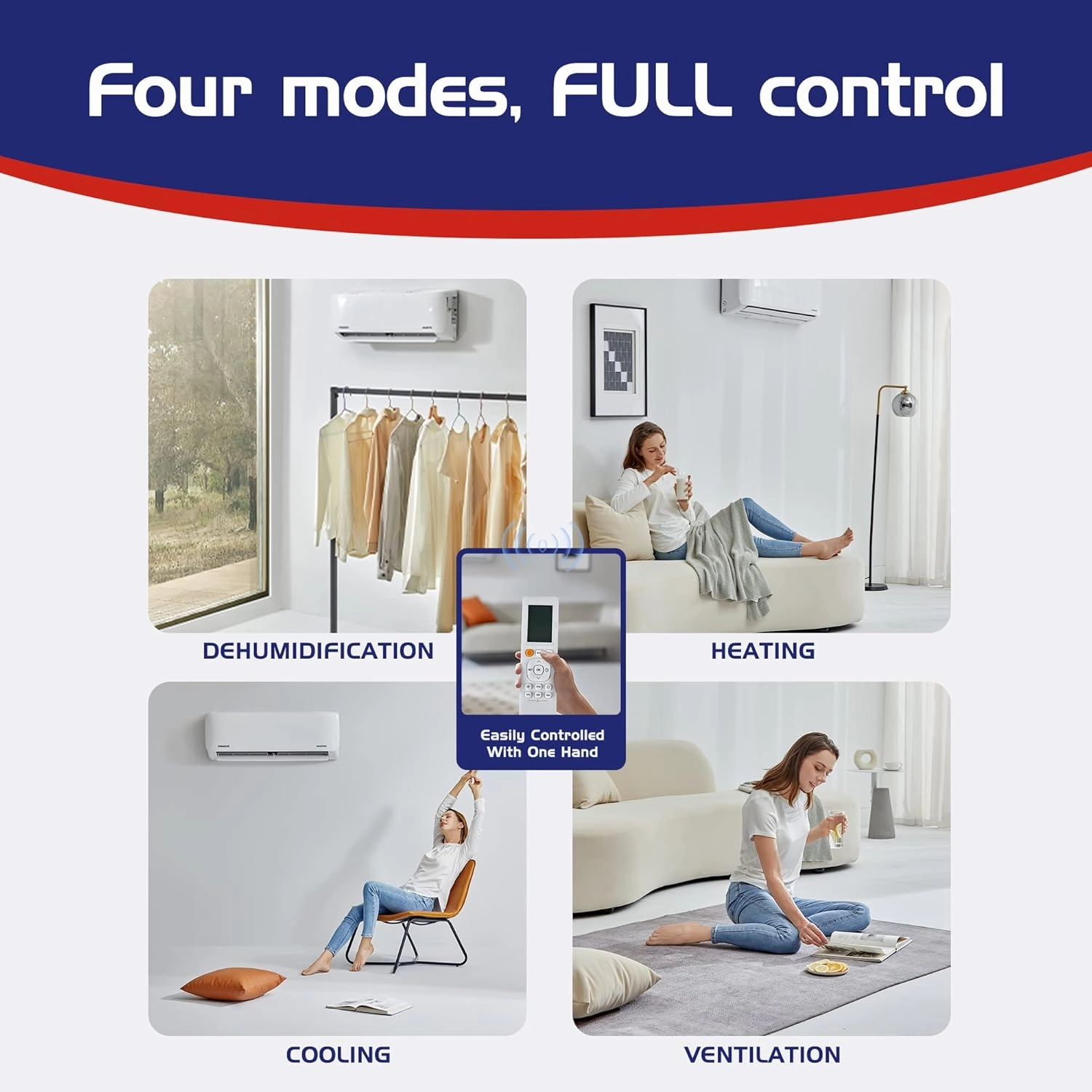 Pioneer Air Conditioner WYS024G-20 Wall Mount Ductless Inverter  Mini Split Heat Pump, 24000 BTU-208/230V