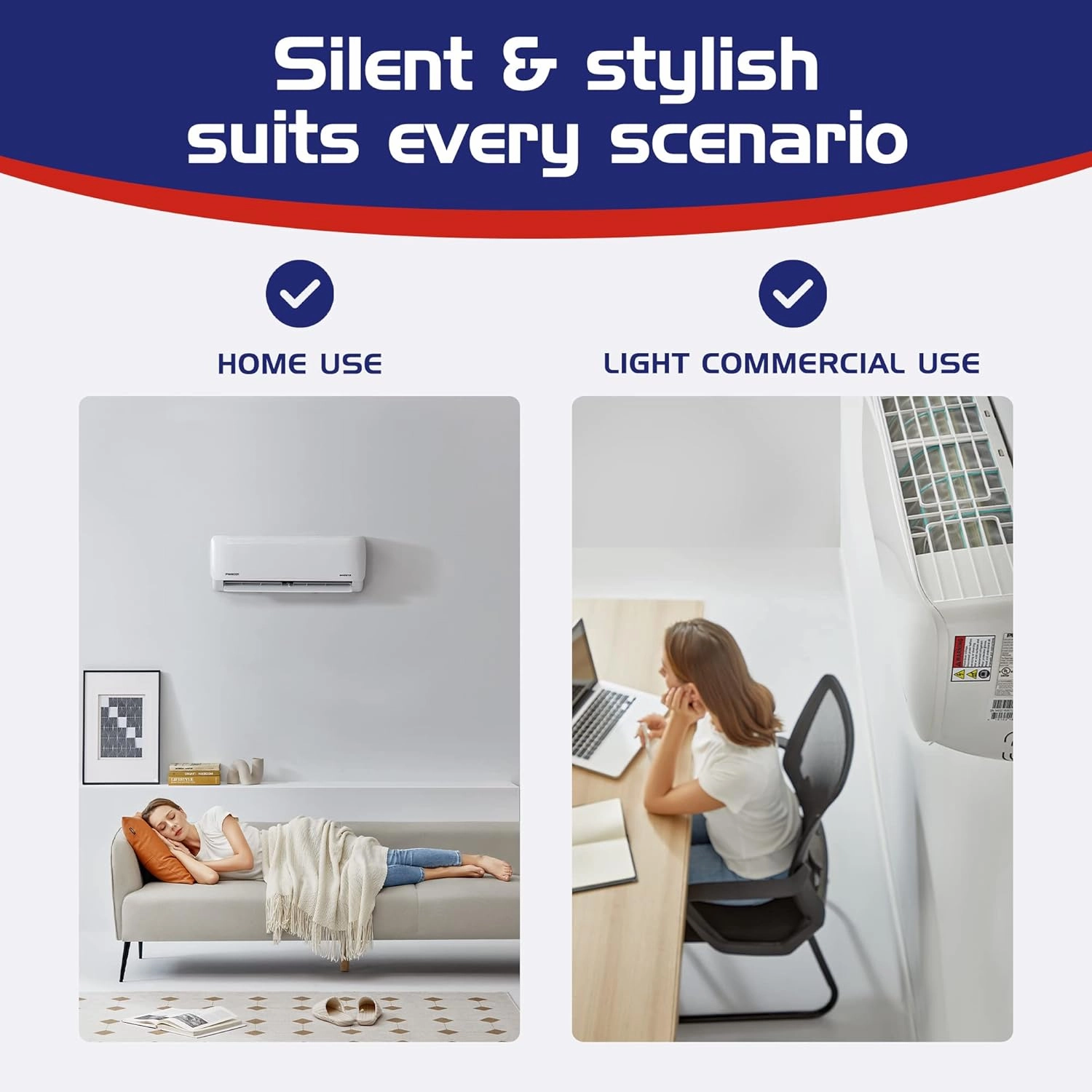 Pioneer Air Conditioner WYS024G-20 Wall Mount Ductless Inverter  Mini Split Heat Pump, 24000 BTU-208/230V