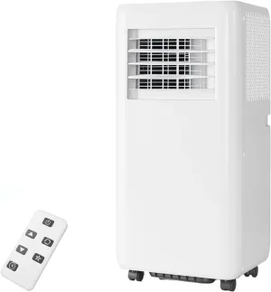 Portable Air Conditioner，10000 BTU AC Cooling for Room Spaces Up to 450sq.ft, Quiet 4-IN-1 Portable Ac Unit with Dehumidifier Fan Function, Sleep Mode, Remote Control & 24H Timer for Bedroom, Room