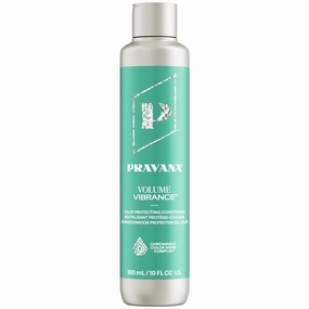 PRAVANA Volume Vibrance Conditioner | Adds Lightweight Volume, Lift & Fullness | For Fine, Color Treated Hair | Strengthens, Thickens, Reduces Breakage | Chromasilk Enhances Shine & Protection | Vegan