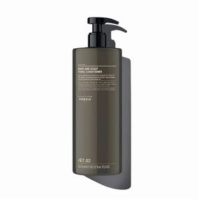 PREVIA Hair & Scalp Tonic Conditioner | Extra Life - The Virtuous Scalp Ritual | Hydrating and Rebalancing Treatment with Argan Oil | Vegan, Cruelty-Free & Sulfate-Free | 32.1 oz
