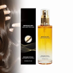 Prosperouts Conditioning Oil Spray, Prosperouts 80ml Conditioning Oil Spray Scalp & Hair Strengthener Leave-In Conditioner Comforting Shampoo Cleanser, For Dry and Knotted Hair for Women(1 PCS)