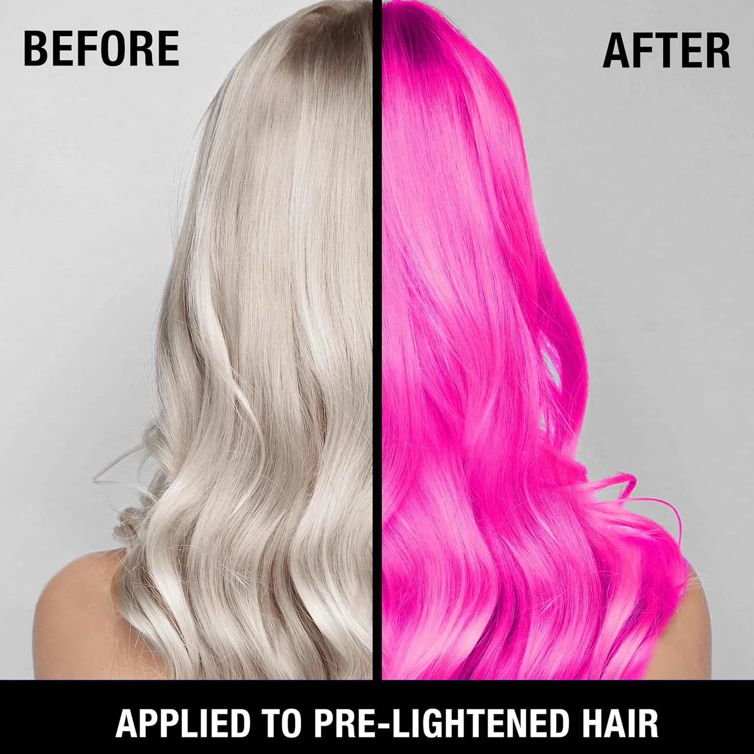Pure Blends™ Tempted Pink Direct Dye – Semi-Permanent Hair Color for Pre-Lightened Hair – Bright Vivid Pink Color – Long-Lasting, Conditioner-Infused Formula – Vegan, Ammonia & Sulfate Free 4 oz