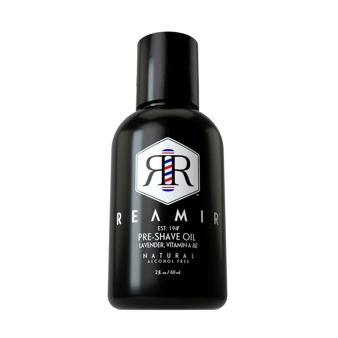 Reamir Men's Pre Shave Oil - Facial Beard Conditioner - Close Shave Finish - Softens Beard and Heals Razor Burns/Cuts - All Natural Alcohol Free 2 oz
