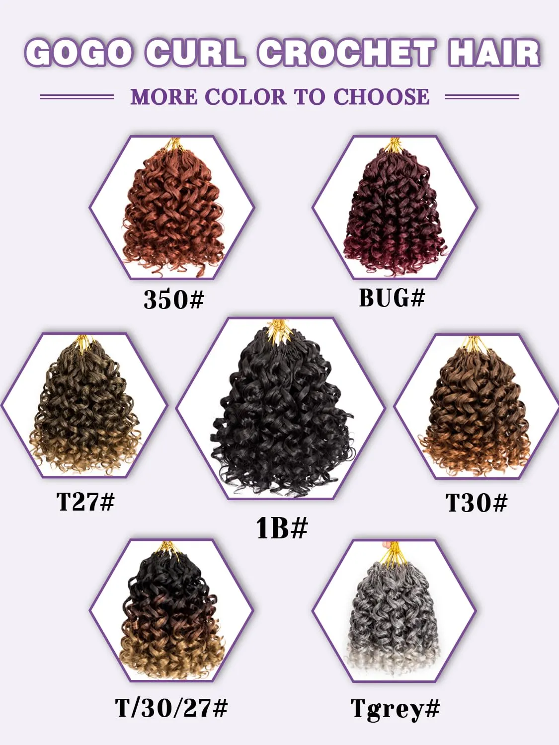 Red Burgundy Short Curly Crochet Hair for Women 7 Packs GoGo Curl Beach Water Wave Deep Twist Braids Synthetic Braiding Extensions 8 Inch Tbug#