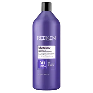 Redken Blondage Color Depositing Purple Conditioner For Blonde Hair - Tones & Moisturizes Brassy Hair