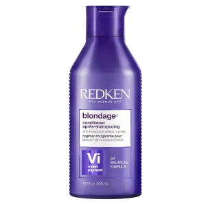 Redken Blondage Color Depositing Purple Conditioner For Blonde Hair - Tones & Moisturizes Brassy Hair