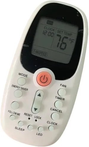 Replacement Remote Control for Audio/TV/Projector for WWK05CM91N WWK12CR91N WWK05CR71N for Arctic King Air Conditioner