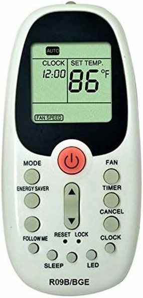 Replacement Compatible for Arctic King Window Air Conditioner Remote Control R09B/BGE