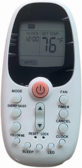 Replacement Remote Control for Audio/TV/Projector for Arctic King WPPH08CR8N WPPH08CR5 WPPH06CR5 WPPH10CR5 Air Conditioner