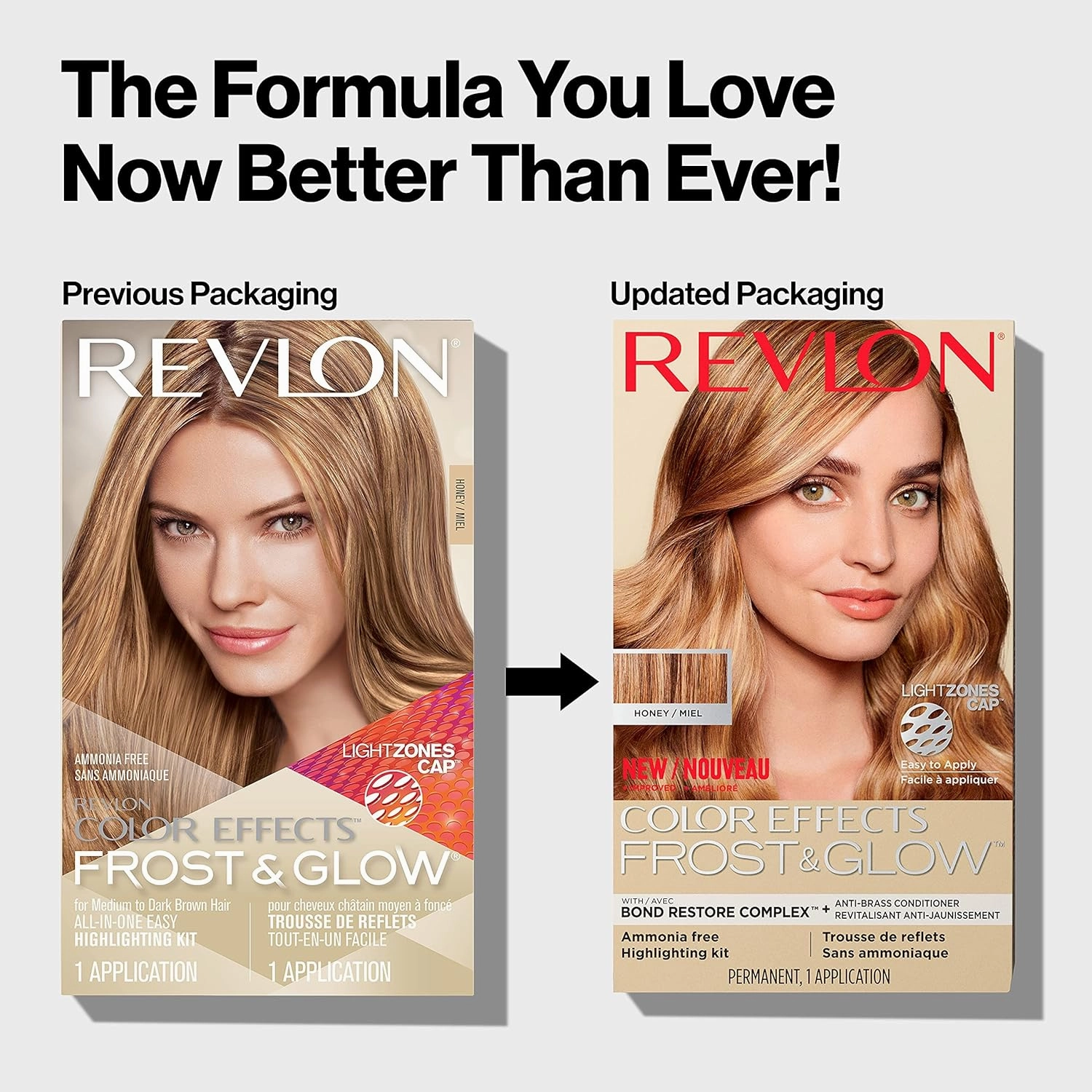Revlon Color Effects Highlighting Kit, Permanent Hair Dye, For Balayage, Frosting, & Ombre Styling, Ammonia & Paraben Free, 30 Honey, 8 Oz (Pack of 1)