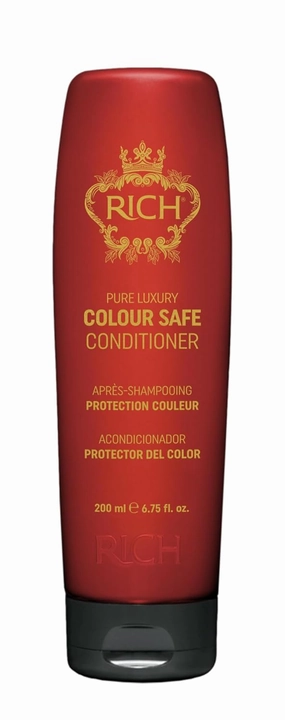 RICH Pure Luxury Conditioner for Color Treated Hair Protect - Color Safe, Paraben & Sulfate Free Conditioner in Argan Oil, Biotin, Hyluronic Acid - 6.75 Oz