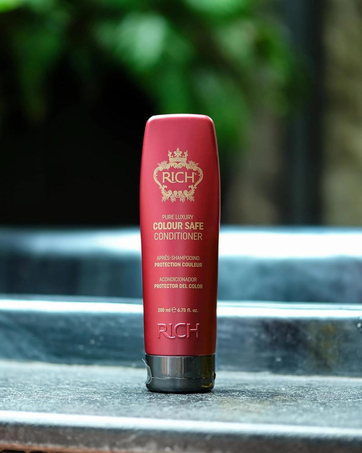 RICH Pure Luxury Conditioner for Color Treated Hair Protect - Color Safe, Paraben & Sulfate Free Conditioner in Argan Oil, Biotin, Hyluronic Acid - 6.75 Oz