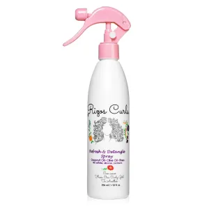 Rizos Curls Refresh & Detangle Spray Detangling & Curl Leave-In with Coconut Oil Nourishes, Hydrates & Controls Frizz for Every Curl Pattern Adds Shine, Hair Types Vegan & Cruelty-Free