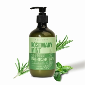 Rosemary Mint Strengthening Leave-In Conditioner - 16 fl oz | Natural Botanical Hair Care | Nourishing and Strengthening for All Hair Types | Sulfate-Free, Paraben-Free, and Non-GMO
