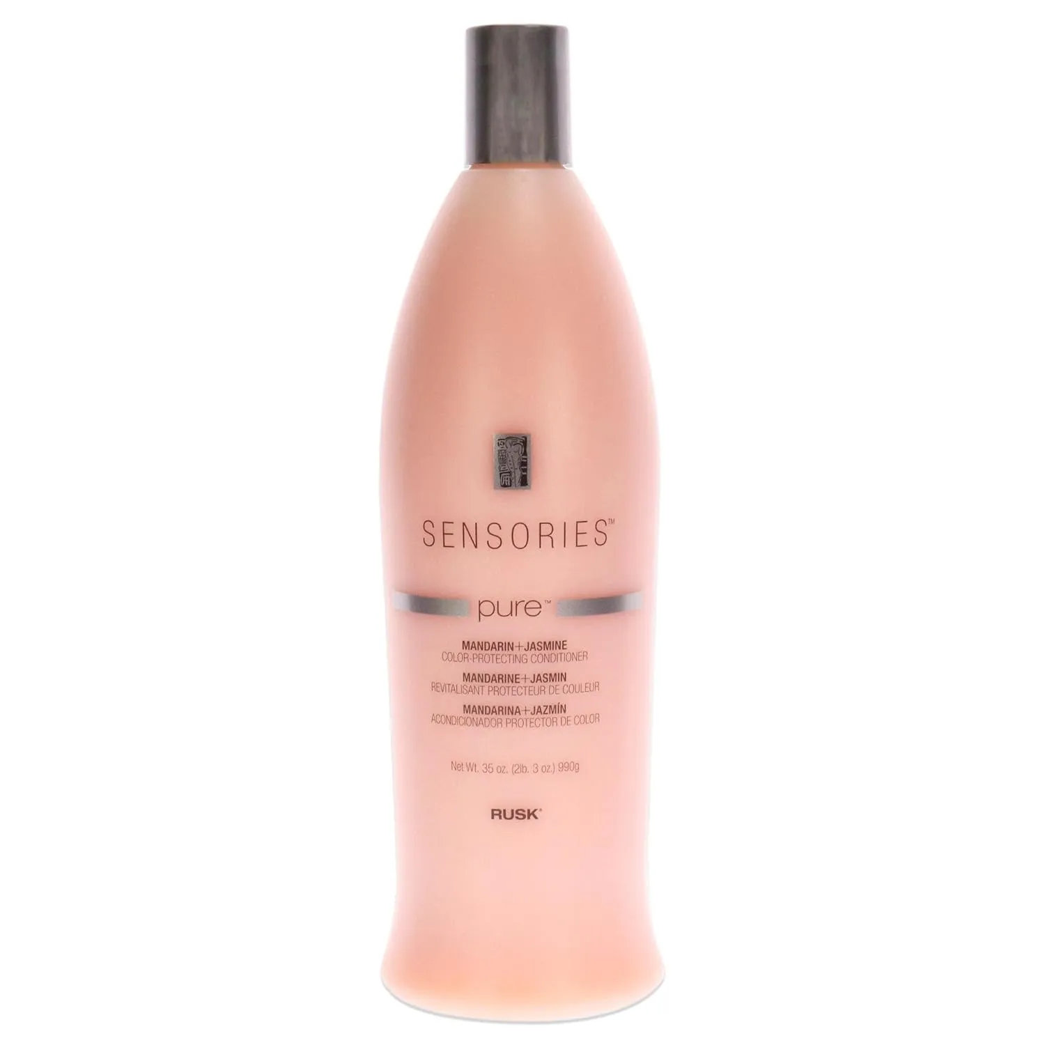 RUSK Sensories Pure Mandarin and Jasmine Vibrant Color Conditioner, Keeps Color and Highlights Vibrant, 33.8 fl. oz