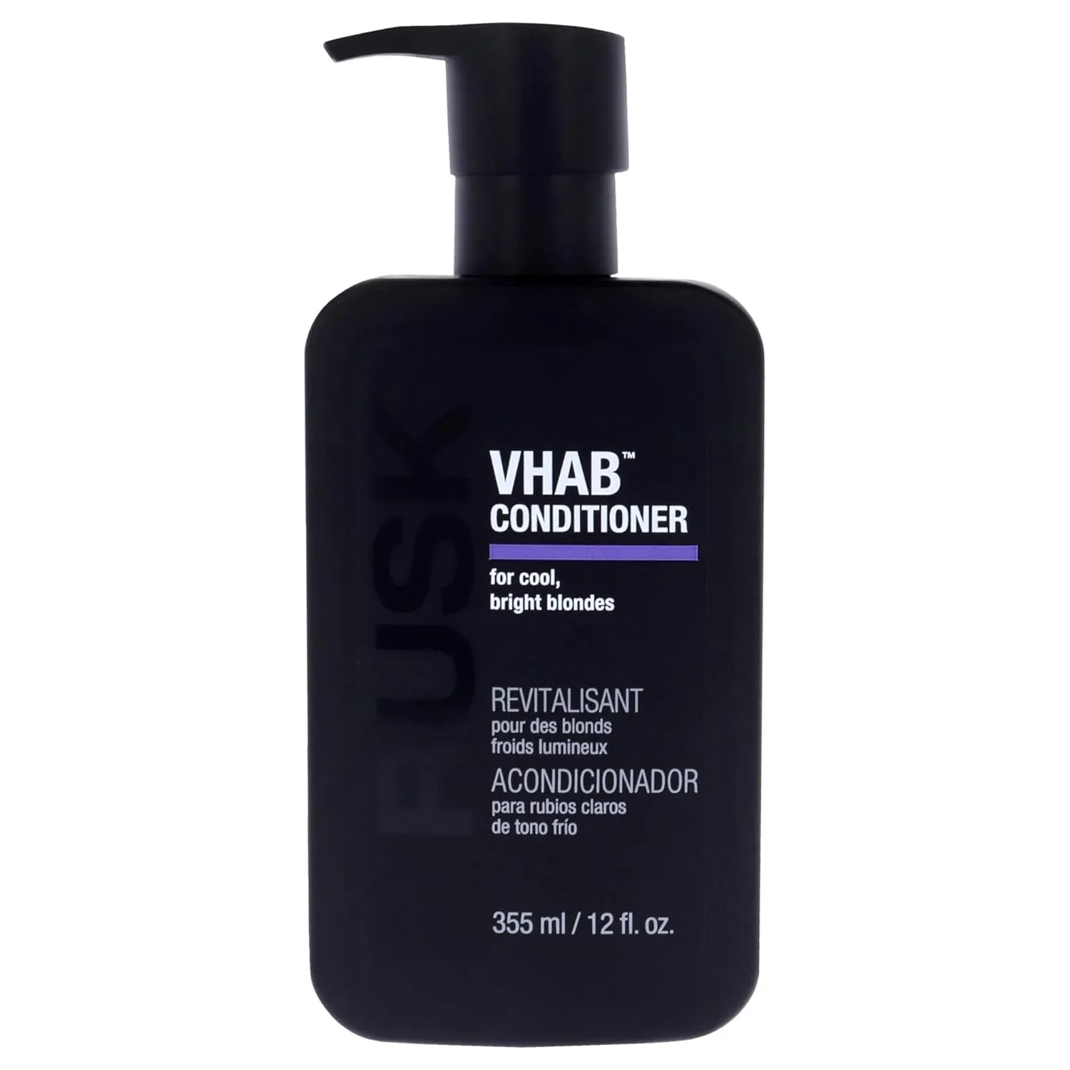 RUSK VHAB Color Care Weightless Conditioner, Reduce Breakage, Fight Frizz, and Brightens Blonde, 12 oz