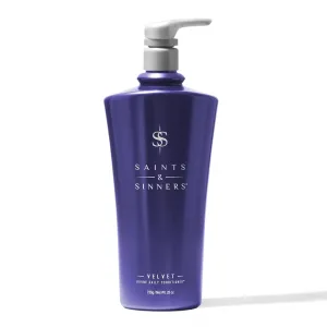 Saints & Sinners Velvet Divine Daily Conditioner for Dry Moisture Starved Thermally Environmentally Damaged Colored Treated Hair - Repair Strengthen Detangle Eliminate Frizz