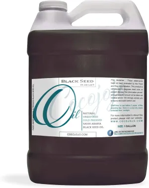 Saudi Arabia Black Seed Oil 128 oz Pure Natural Black Cumin Seed Oil Unrefined Cold Pressed Extra Virgin Kalonji Oil 1 Gallon - Moisturizes & Nourishes for Hair Skin Body