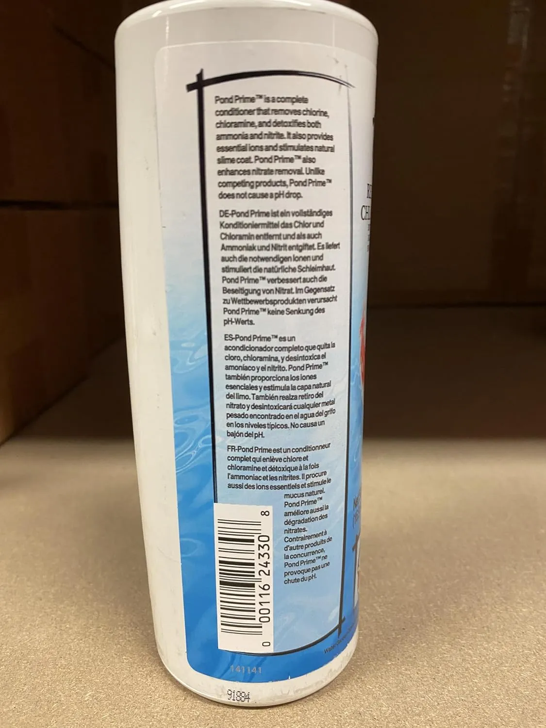 Seachem Pond Prime Water Conditioner - Chemical Remover and Detoxifier 500 ml