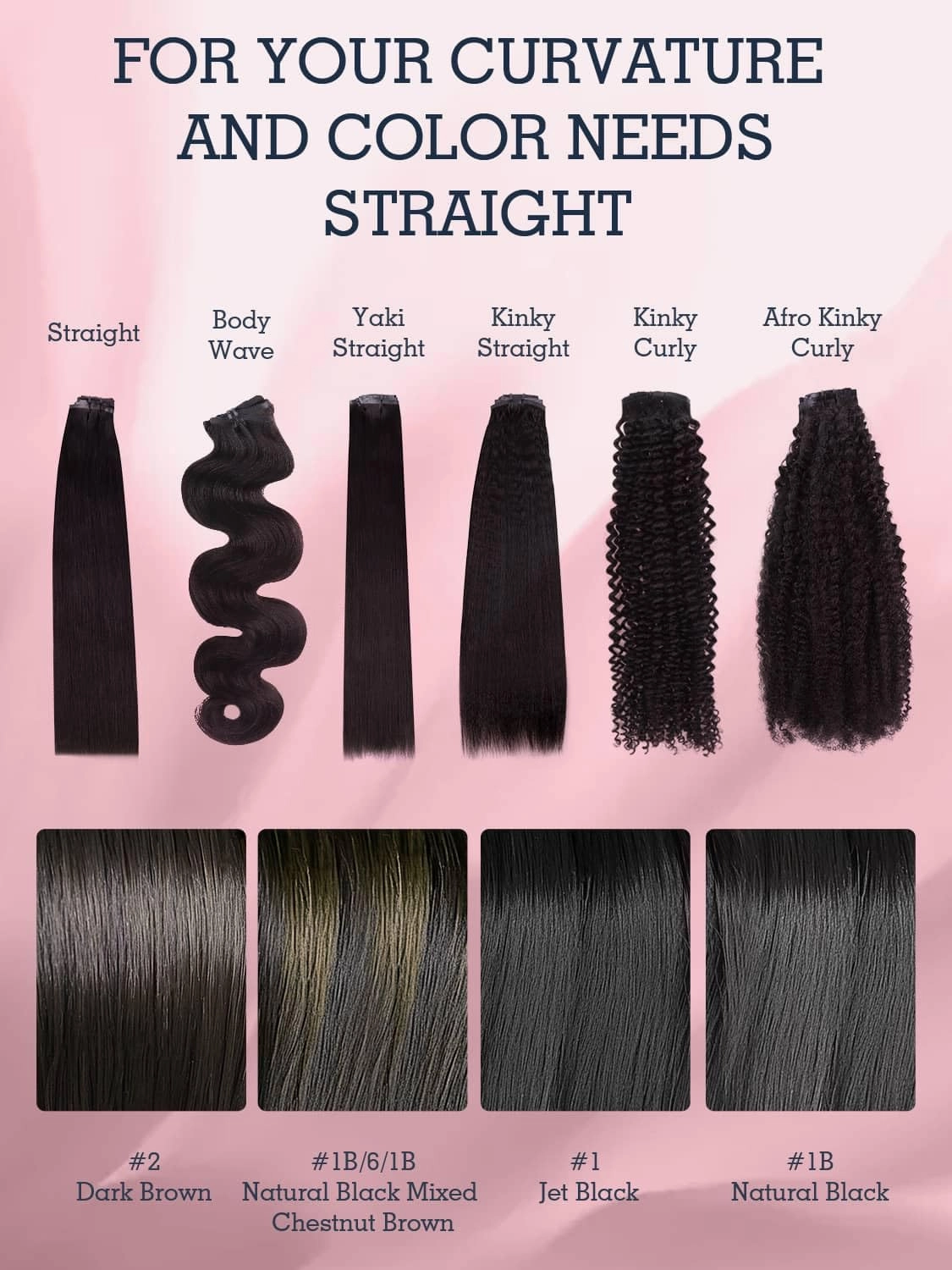 Seamless Clip in Human Hair Extensions - Kinky Curly, 20 Inch, 110g Natural Black, Ultra-thin 0.8mm PU Weft, Real Human Hair