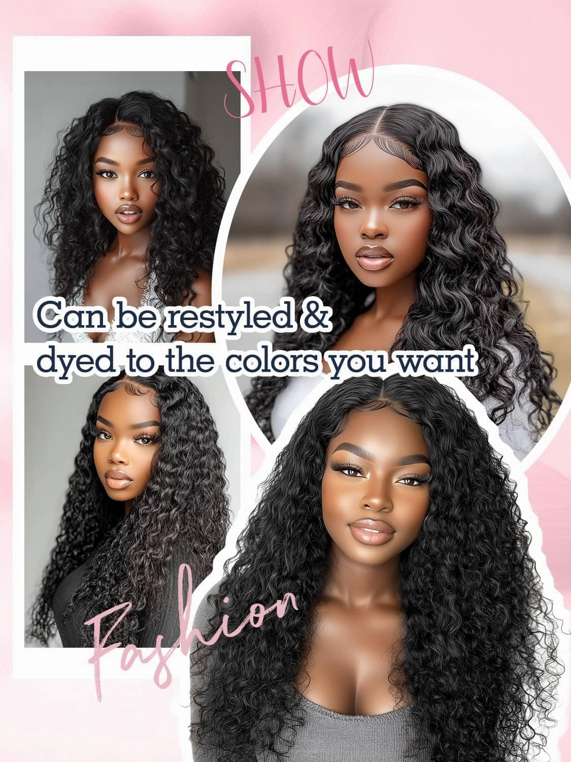 Seamless Clip in Human Hair Extensions - Kinky Curly, 20 Inch, 110g Natural Black, Ultra-thin 0.8mm PU Weft, Real Human Hair