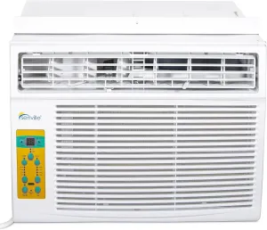 Senville 12,000 BTU Window Air Conditioner, Cools Up to 550 Sq. Ft., Easy to Use, Washable Filter
