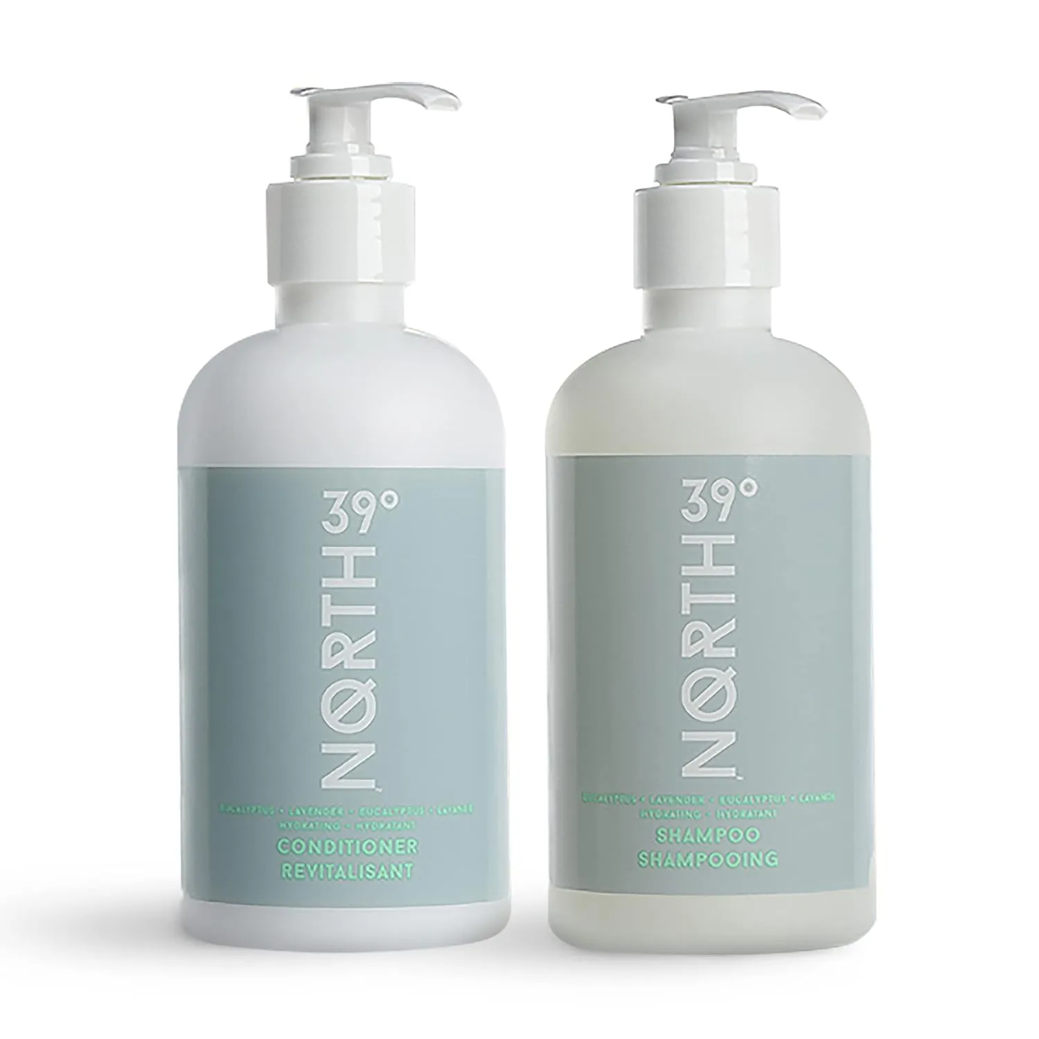 Shampoo & Conditioner Set - Eucalyptus & Lavender Scent - Courtyard by Marriott and Residence Inn Hotels - Cleansing & Moisturizing - All Natural - 8.5oz - Hair Care Set