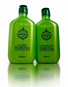 Shampoo & Conditioner Gold Spell - Aloe Vera and Olive Oil - Perfect hydration, 4.4 Ounce (Pack of 2), Green